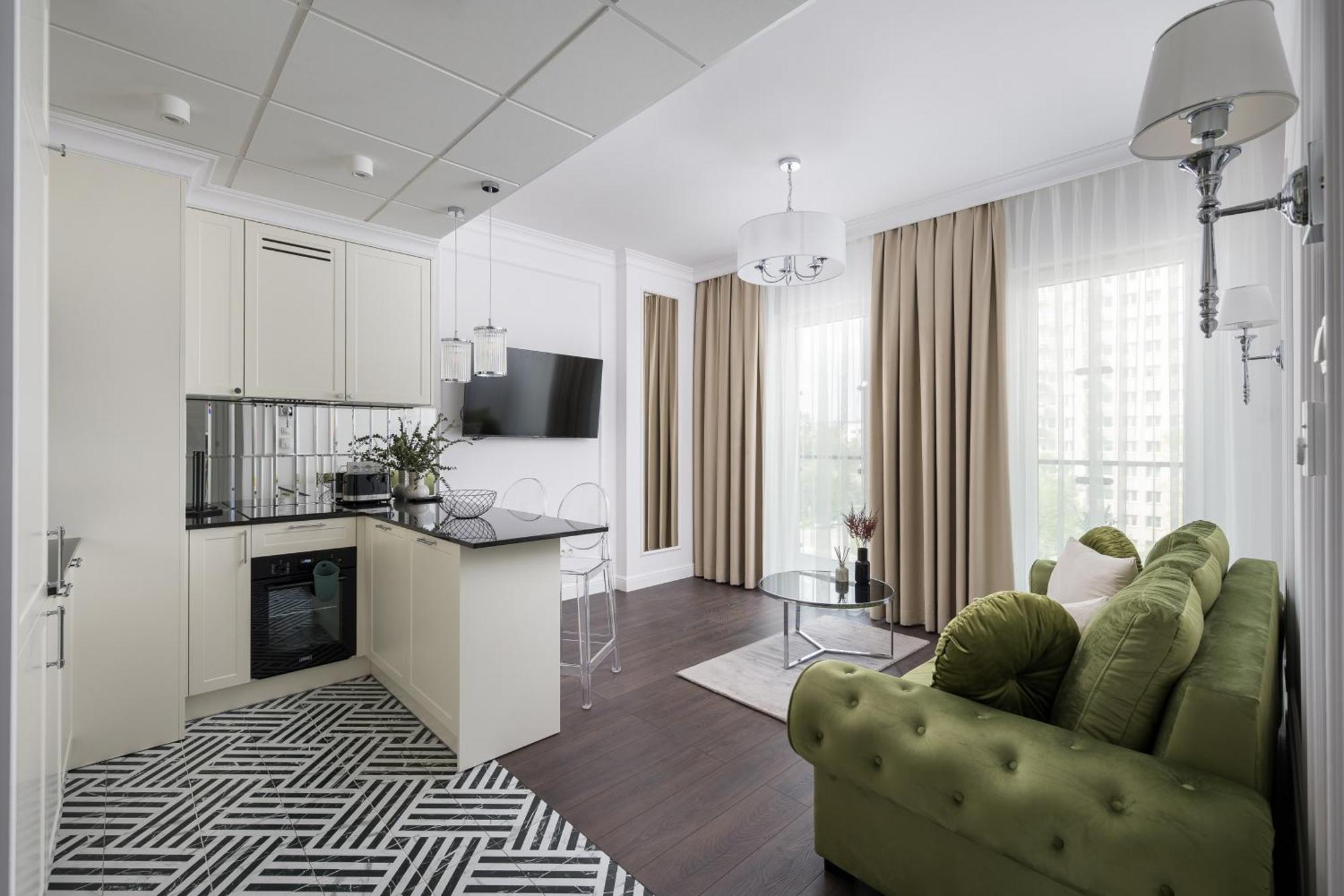 Bright Crystal Premium Apartment 华沙 外观 照片